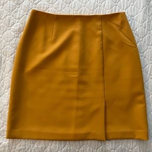 Orange mini skirt WHBM